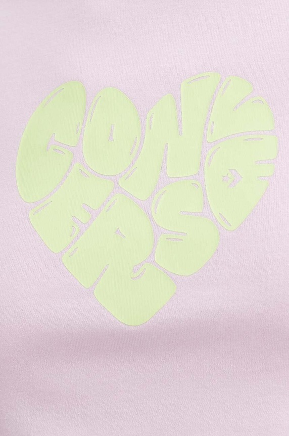 Converse pamut póló 10026369.A04 rózsaszín