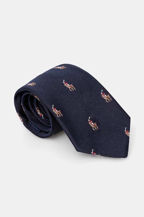 Polo Ralph Lauren krawat jedwabny dziecięcy granatowy 352654427004