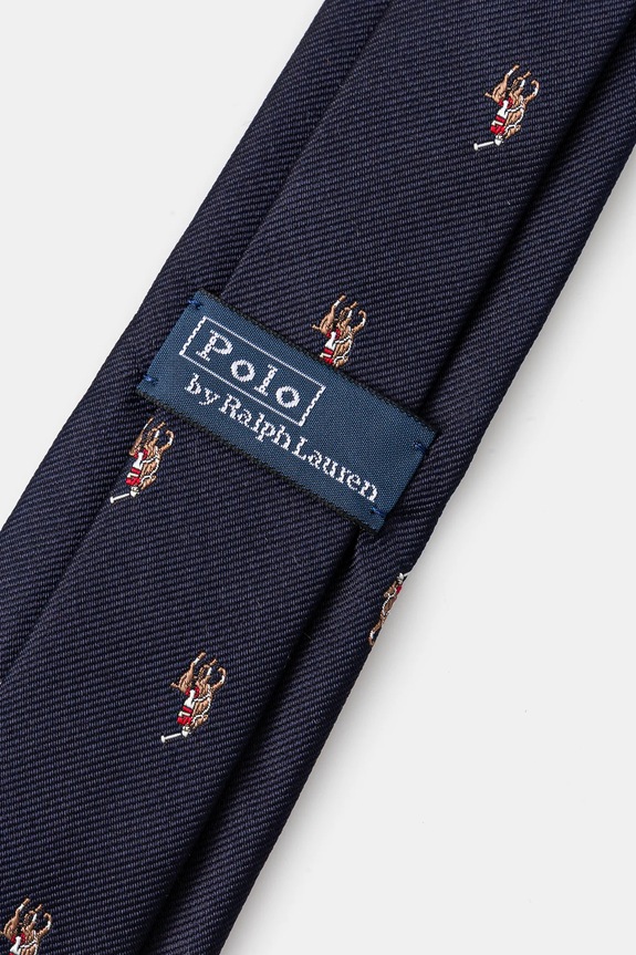 Polo Ralph Lauren krawat jedwabny dziecięcy 352654427004 granatowy SS26