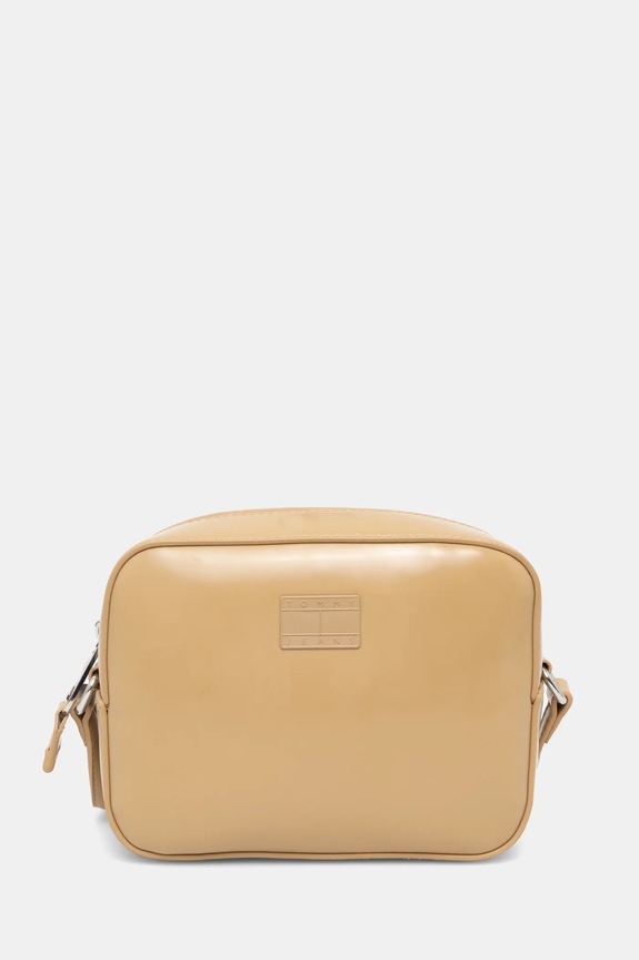 Kabelka Tommy Jeans hladký zelená AW0AW16965