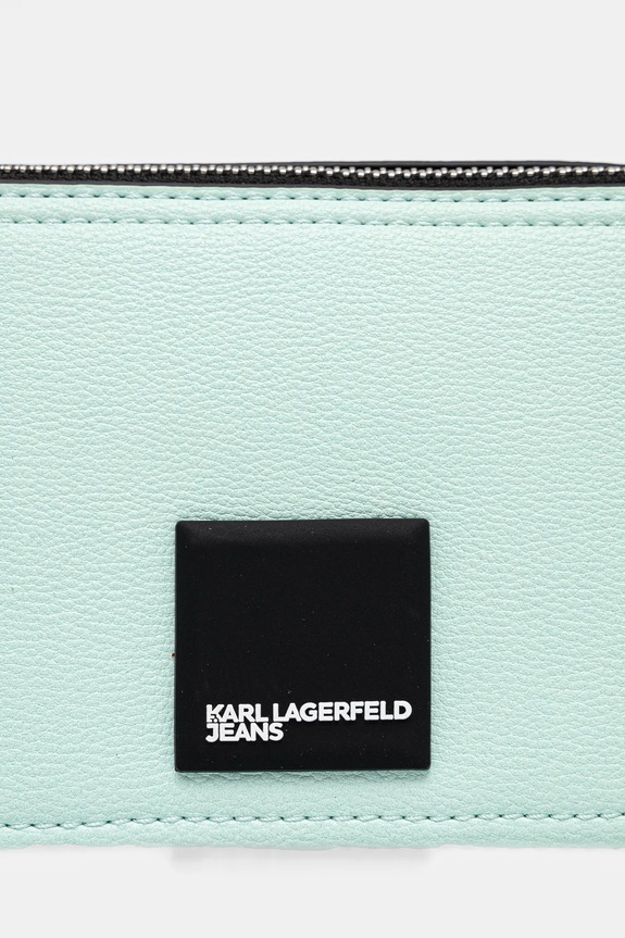 Τσάντα Karl Lagerfeld Jeans τιρκουάζ A1W30001