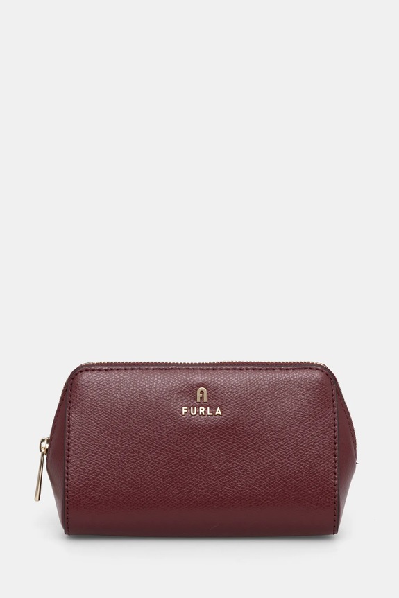 Furla kosmetyczka skórzana bordowy WE00449.ARE000.26700