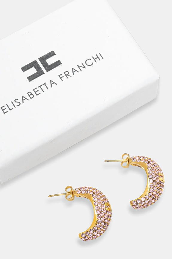 Elisabetta Franchi cercei roz OR44M51E2