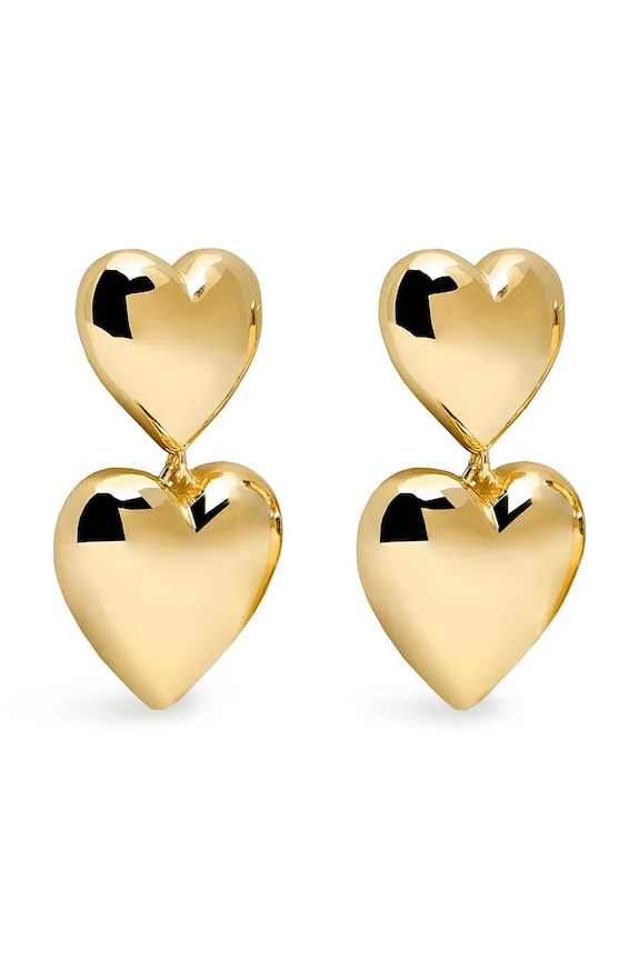 ANIA KRUK orecchini placcati oro ROMANTICA oro plissettato oro MRUKM2630Z