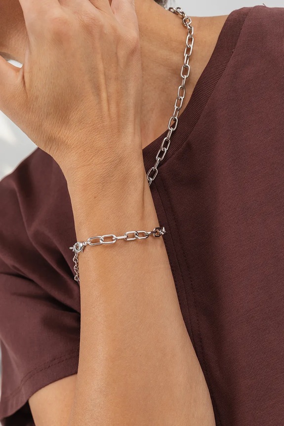 ANIA KRUK braccialetto VINTAGE argento MRUAM2690