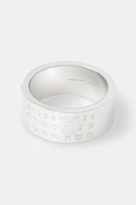 MM6 Maison Margiela pierścionek srebrny SM6UQ0057