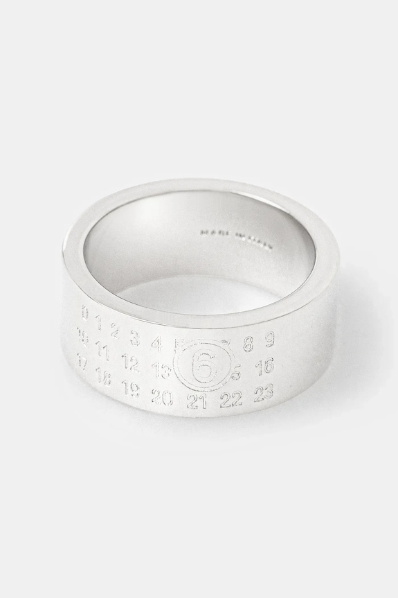 MM6 Maison Margiela pierścionek srebrny SM6UQ0057