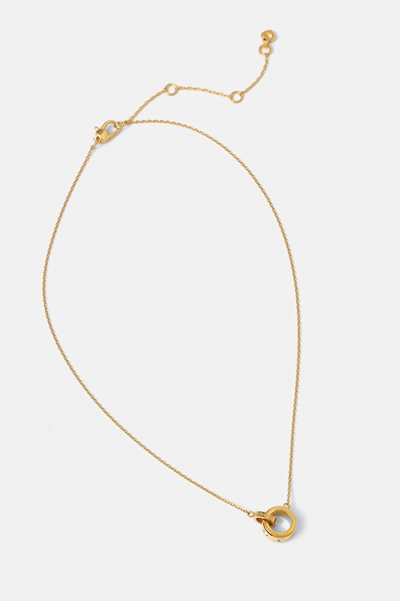 Ogrlica Kate Spade zlatna KK403