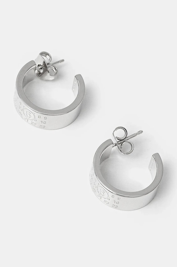 Сережки MM6 Maison Margiela срібний SM7VG0056.SV0310