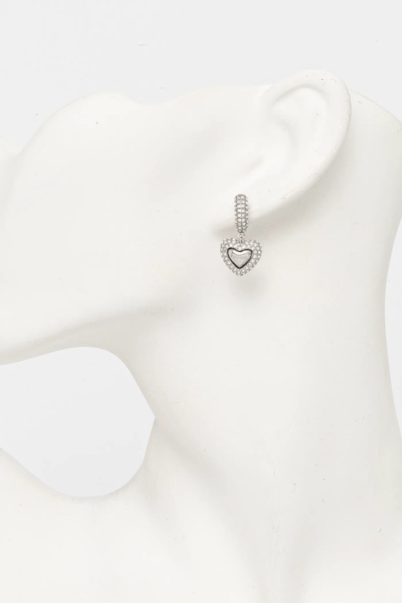 Akcesoria Guess kolczyki BELOVED JUBE05.021JW srebrny