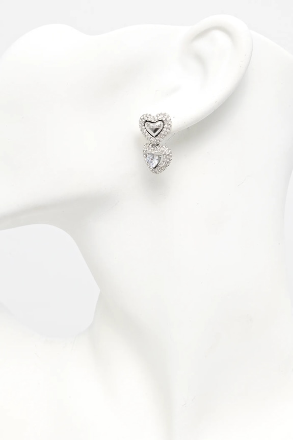 Akcesoria Guess kolczyki BELOVED JUBE05.025JW srebrny