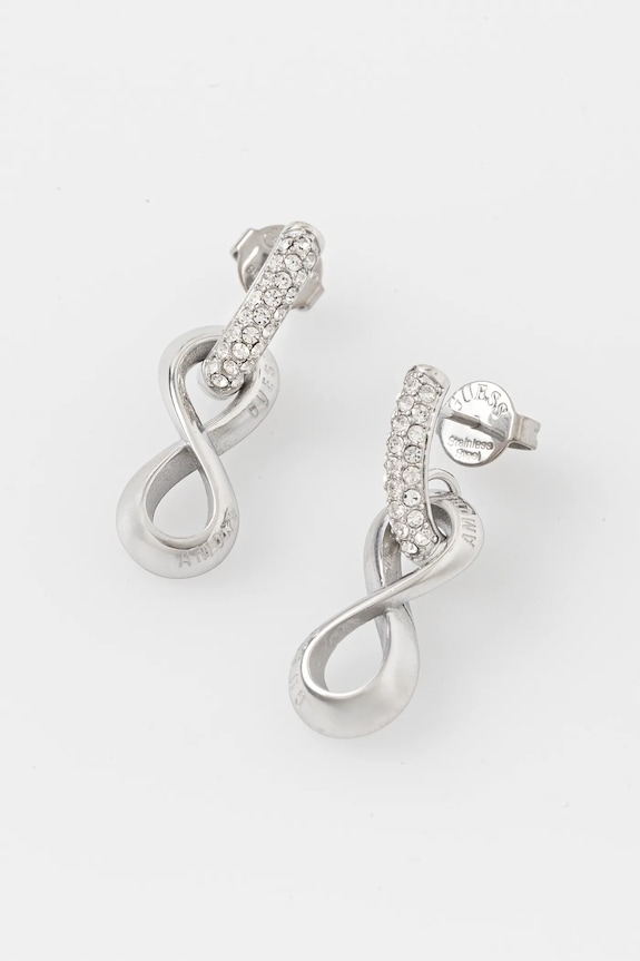 Guess kolczyki AMORE cyrkonia srebrny JUBE05.051JW