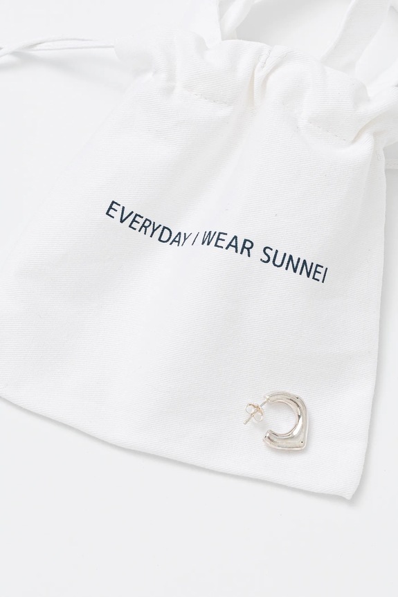 Sunnei orecchino d'argento ACCXJEW017 argento SS25