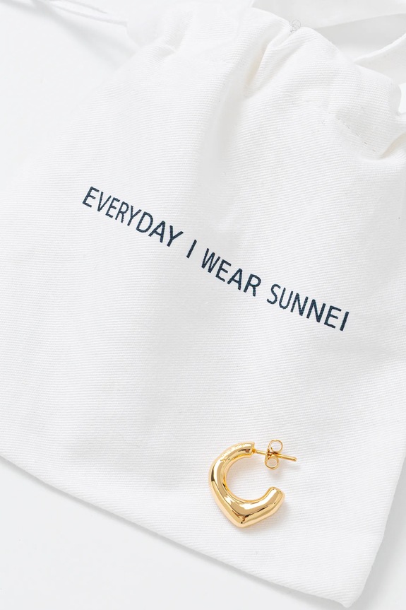 Sunnei orecchino ACCWJEW001 oro SS25