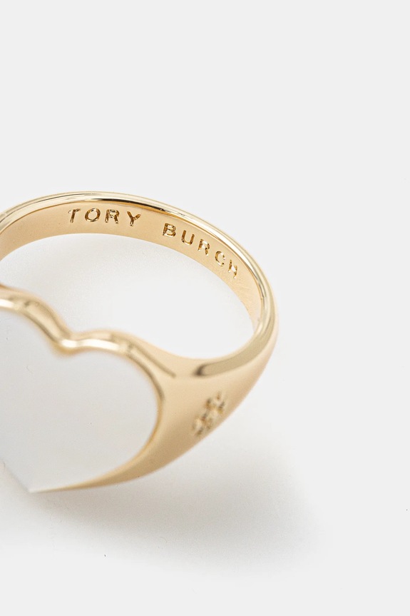 Tory Burch pierścionek Heart Signet 167323.700 złoty SS25