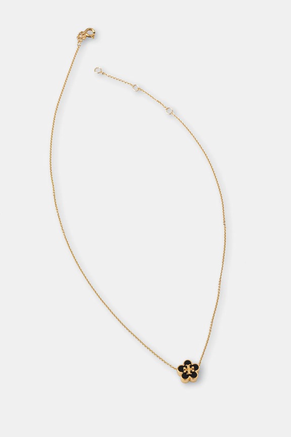 Επιχρυσωμένο κολιέ Tory Burch Kira Enamel Flower χρυσαφί 147287.720