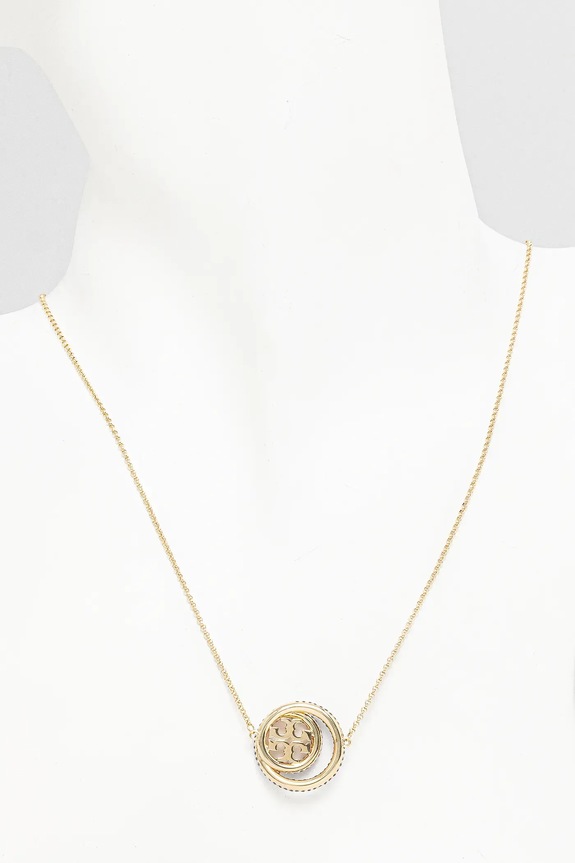 Doplnky Pozlátený náhrdelník Tory Burch Miller Pave 157225.400 zlatá