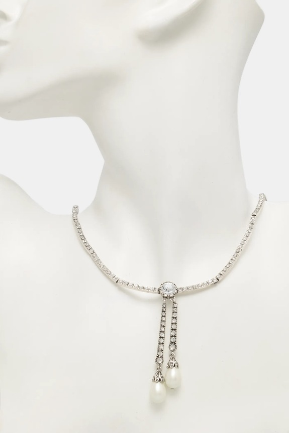 Accesorii Weekend Max Mara colier 2515751094600 argintiu