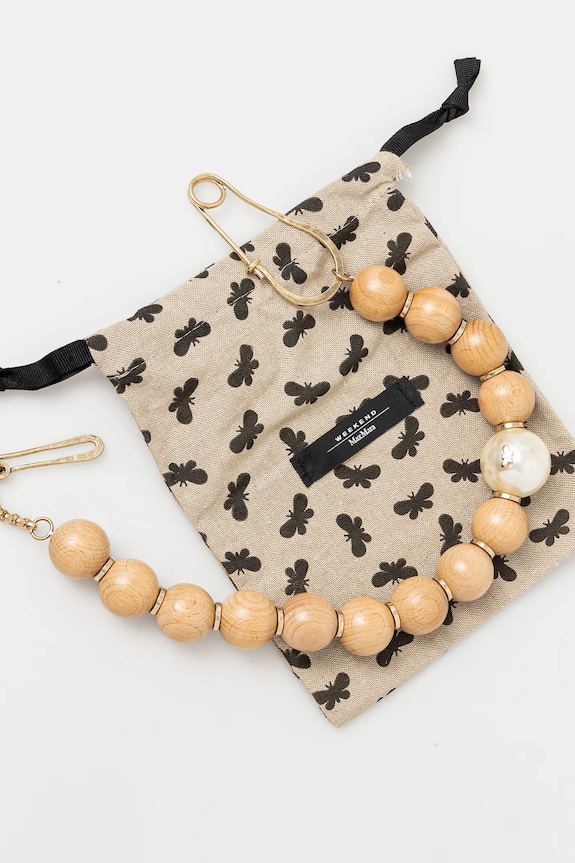 Weekend Max Mara naszyjnik beżowy 2515751045600