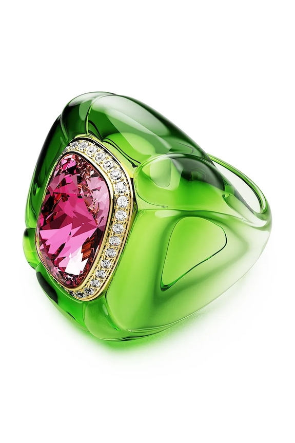 Swarovski pierścionek DULCIS kryształ Swarovskiego zielony 5709969