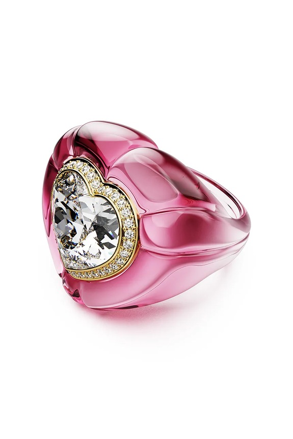 Swarovski pierścionek DULCIS kryształ Swarovskiego różowy 5709994