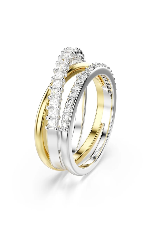 Перстень Swarovski HYPERBOLA 5714163 золотий AA00