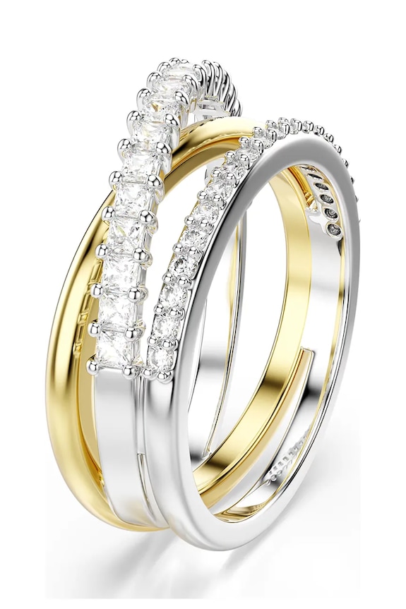 Dodatki Prstan Swarovski HYPERBOLA 5714165 zlata