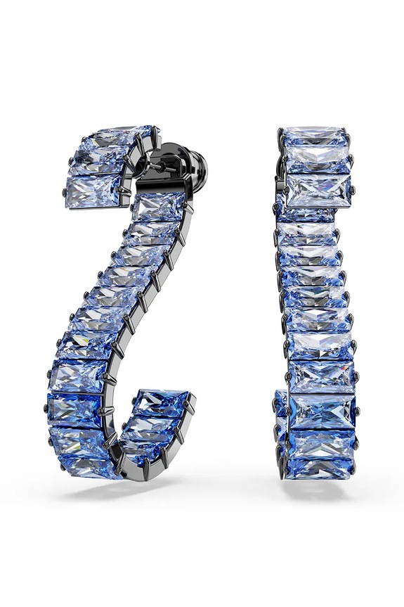 Swarovski cercei MATRIX Cristal Swarovski bleumarin 5705780