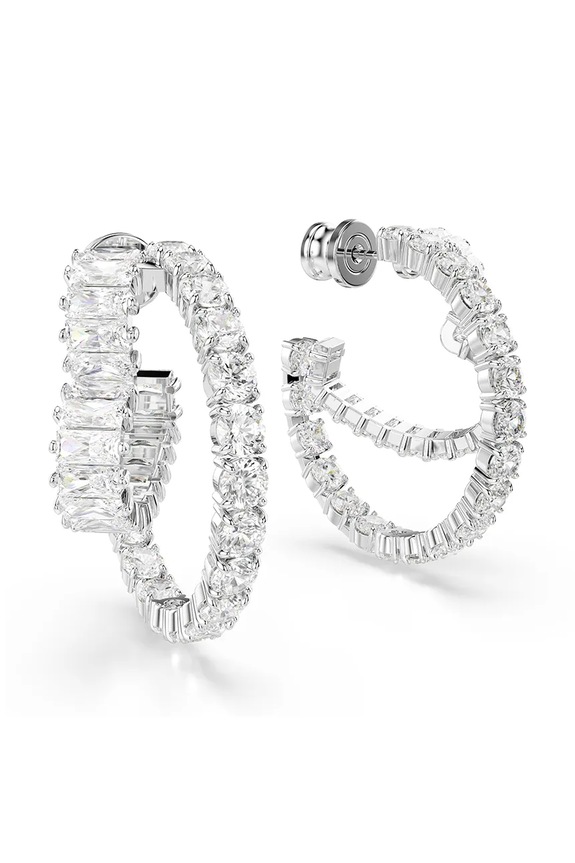 Doplňky Náušnice Swarovski MATRIX 5705748 stříbrná