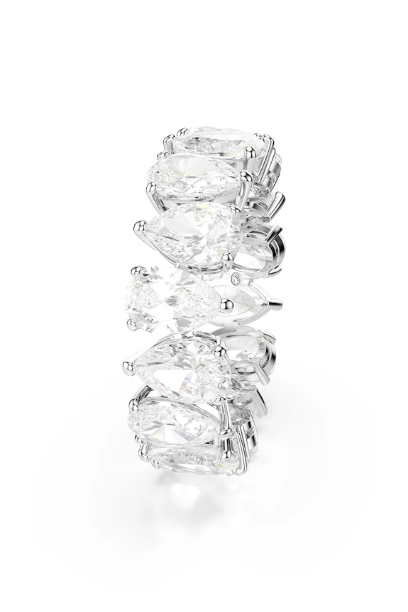 Doplnky Prsteň Swarovski MATRIX 5689468 strieborná