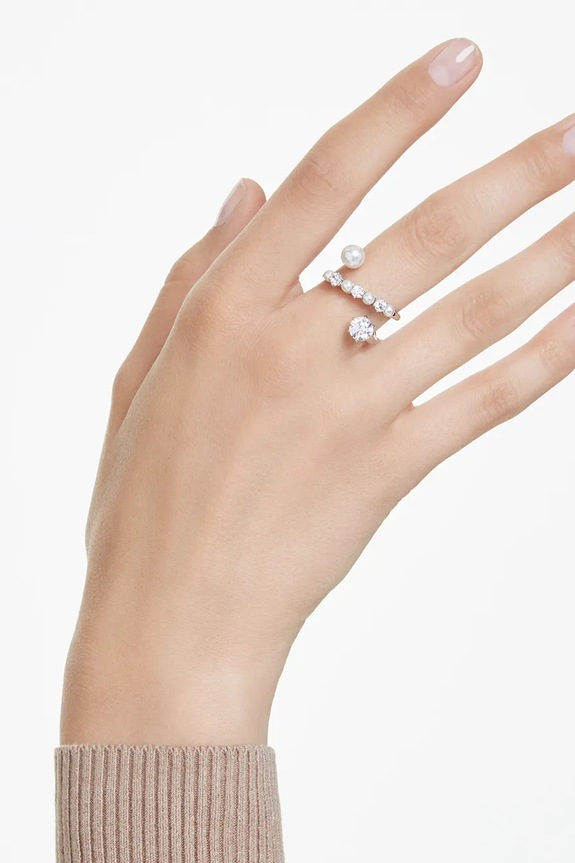 Prstýnek Swarovski MATRIX 5714378 stříbrná