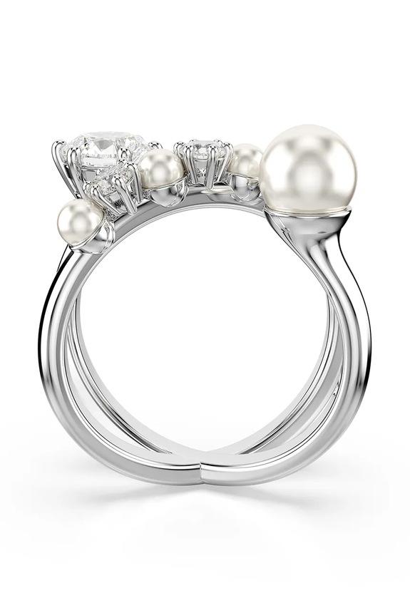Doplňky Prstýnek Swarovski MATRIX 5714378 stříbrná