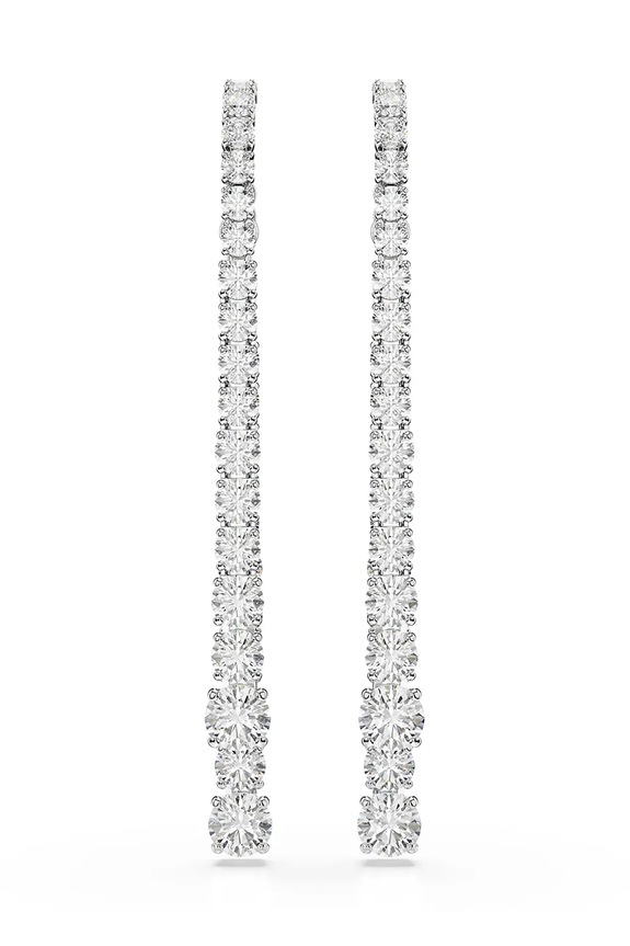 Swarovski kolczyki MATRIX kryształ Swarovskiego srebrny 5709257