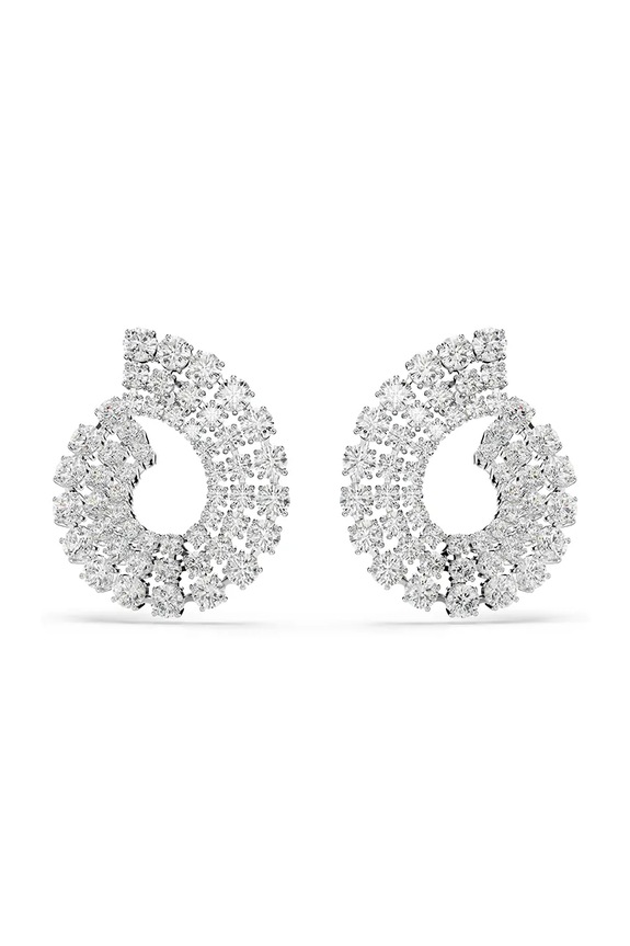Náušnice Swarovski MATRIX krystal Swarovski stříbrná 5705834