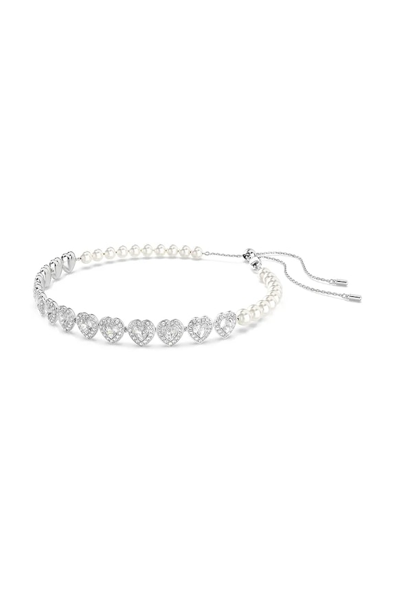 Κολιέ Swarovski Ariana Grande x Swarovski 5720861 ασημί SS25