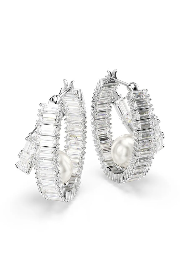 Akcesoria Swarovski kolczyki Ariana Grande x Swarovski 5720868 srebrny