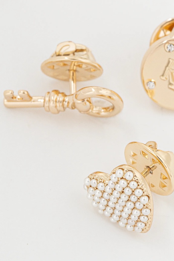 Lauren Ralph Lauren przypinki 3-pack 14P00006 złoty SS25