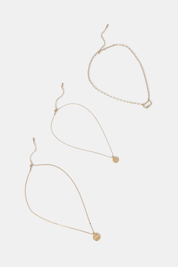 Aldo naszyjnik INTUITION 3-pack 3-pack złoty INTUITION.710