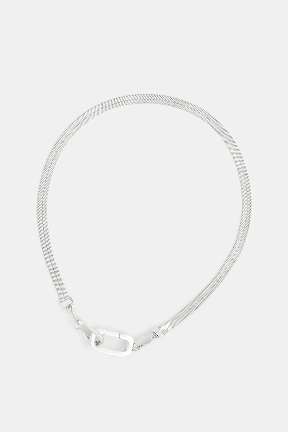 AllSaints colier argintiu 37514541SLV041
