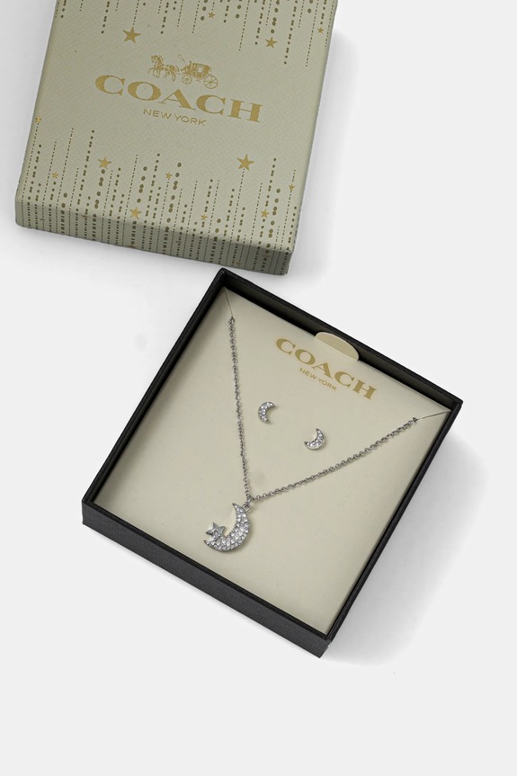Coach nyaklánc és fülbevalók 37518495RHO111 ezüst