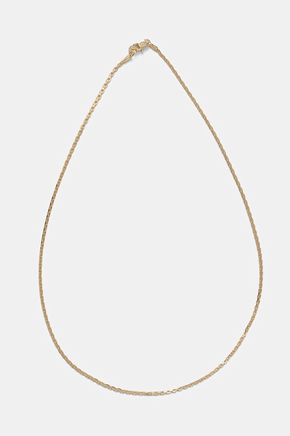 HATTON LABS collana placcata oro Mini Anchor Chain argento giallo HL.W4.386.GL