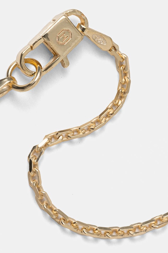 HATTON LABS collana placcata oro Mini Anchor Chain HL.W4.386.GL giallo SS25