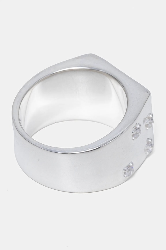 HATTON LABS anello in argento Peyote Ring HL.S5.294.01 argento SS25