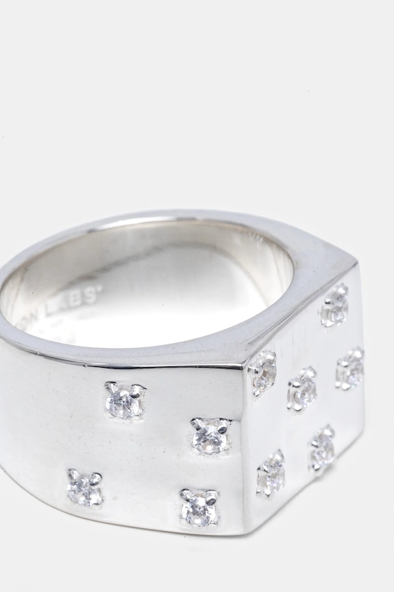 Accessori HATTON LABS anello in argento Peyote Ring HL.S5.294.01 argento