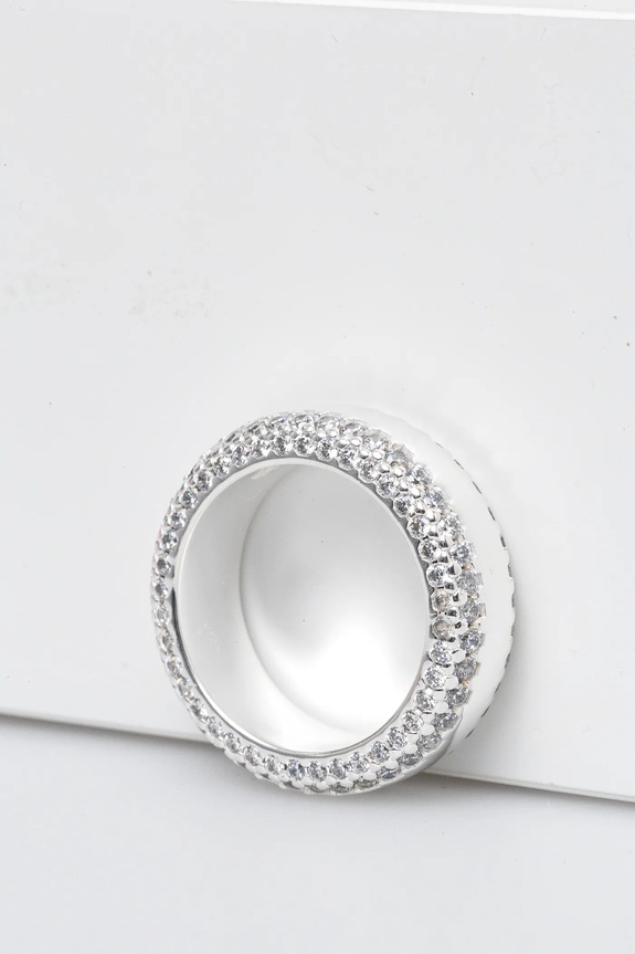 Srebrni prsten HATTON LABS Rumba Ring HL.S5.292.01 srebrna SS25