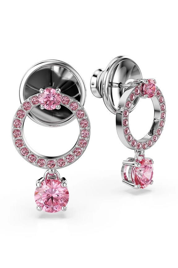 Accesorii Swarovski cercei 5723565 roz