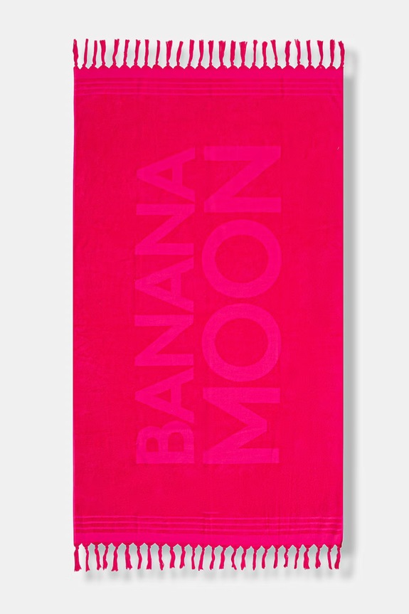 Banana Moon ręcznik bawełniany Towely 100 x 180 cm różowy POPSY.TOWELY