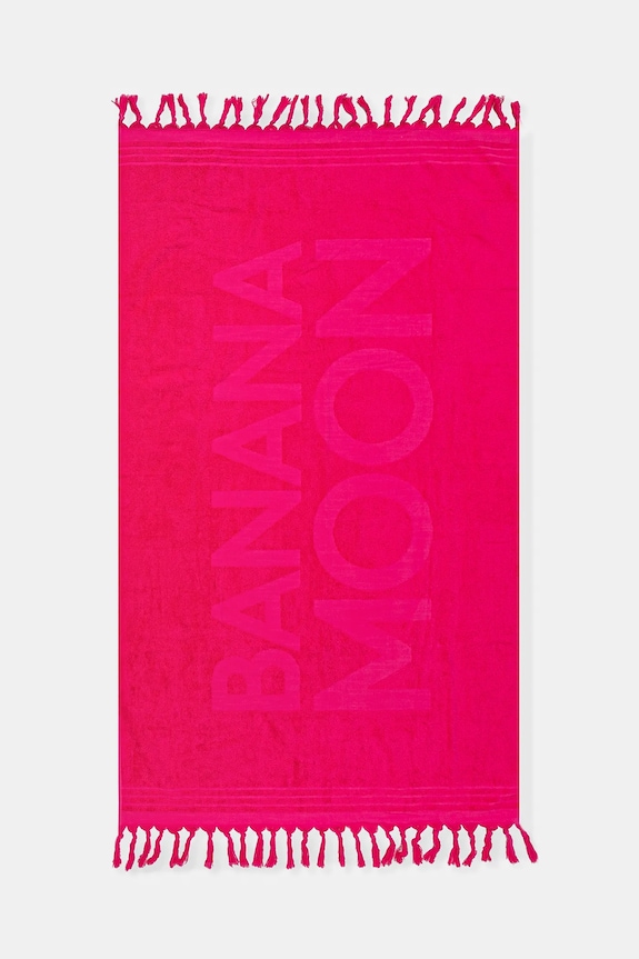 Βαμβακερή πετσέτα Banana Moon Towely 100 x 180 cm ροζ POPSY.TOWELY