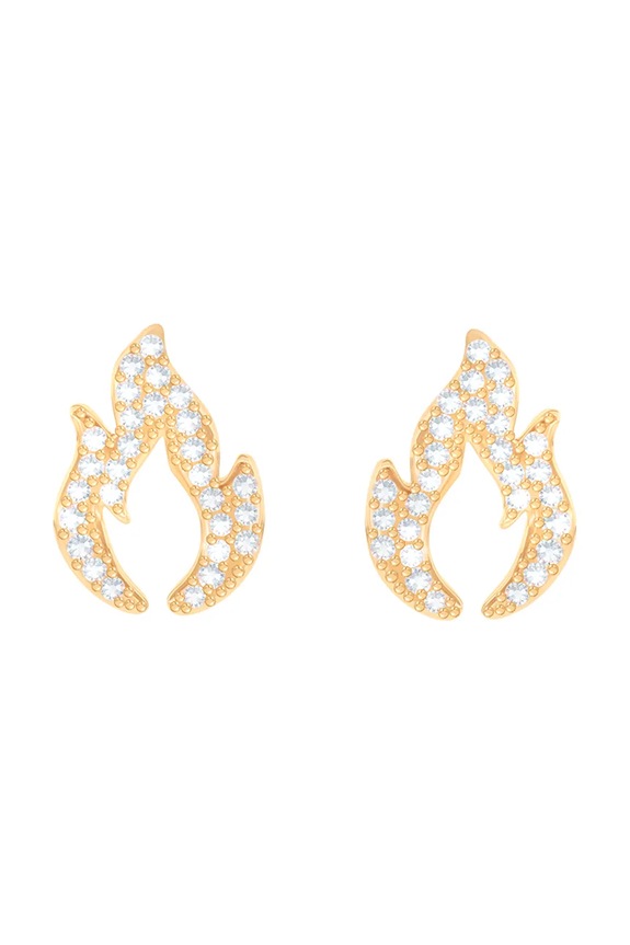 Naušnice Lilou Flame of Love pozlata zlatna 244/10/KOL/BIC/PO