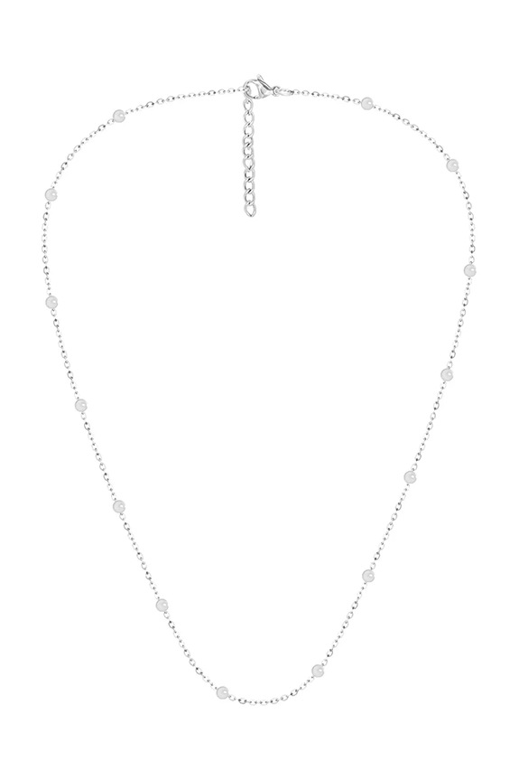 Posrebrena ogrlica Lilou Gift Box srebrna 240/400/LAN/KUL/SR